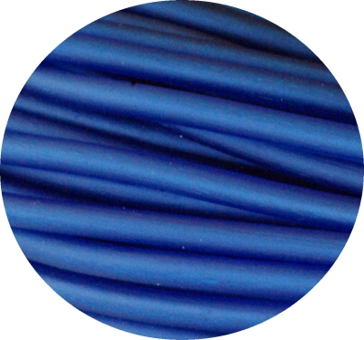 Lot de 50 metres de cordon creux PVC translucide bleu marine effet metal -3mm