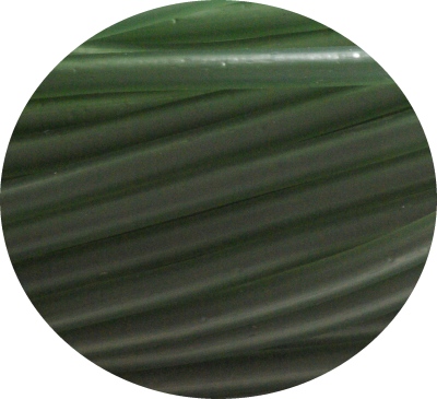Lot de 50 metres de cordon creux PVC vert olive-3mm